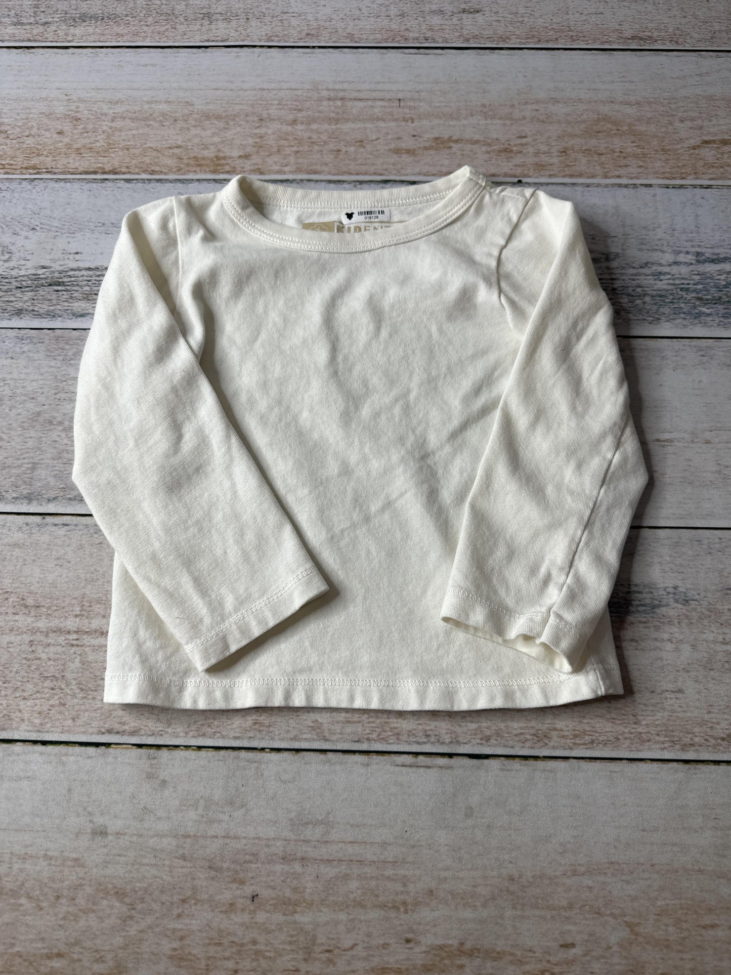Kidential Unisex cream Long Sleeve Shirt Size: 3T cream