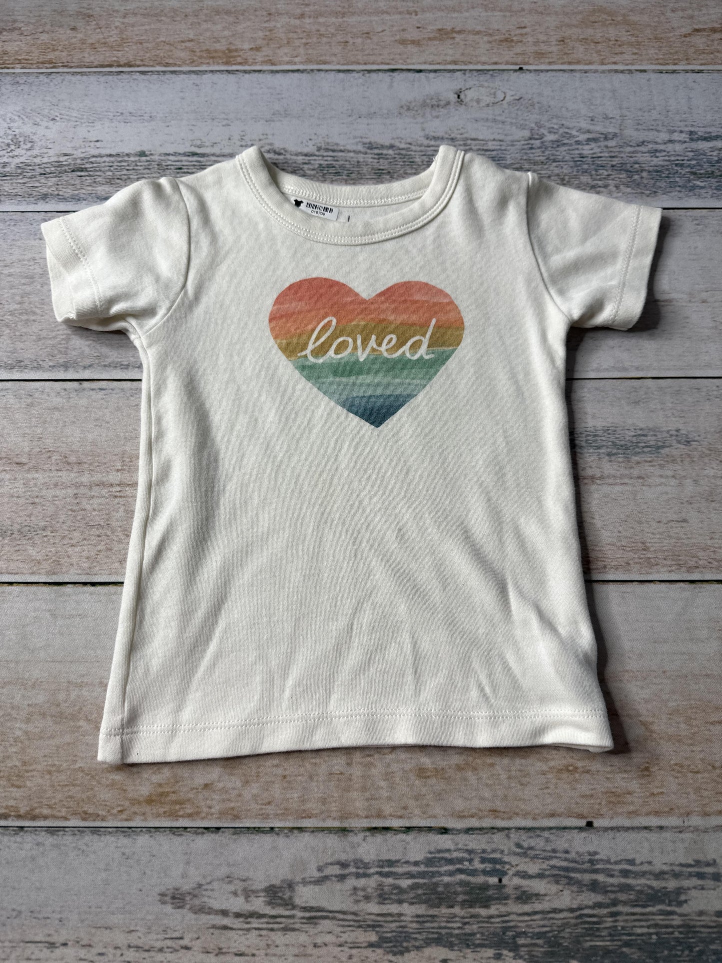 Finn + Emma Unisex cream T-Shirt Size: 2T cream