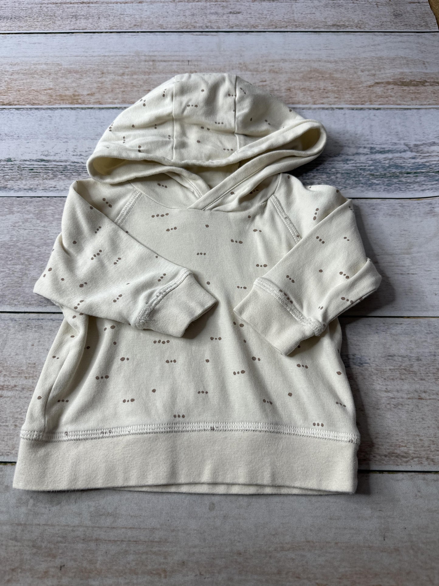Colored Organics Unisex cream Sweatshirt Size: 6-12 months cream