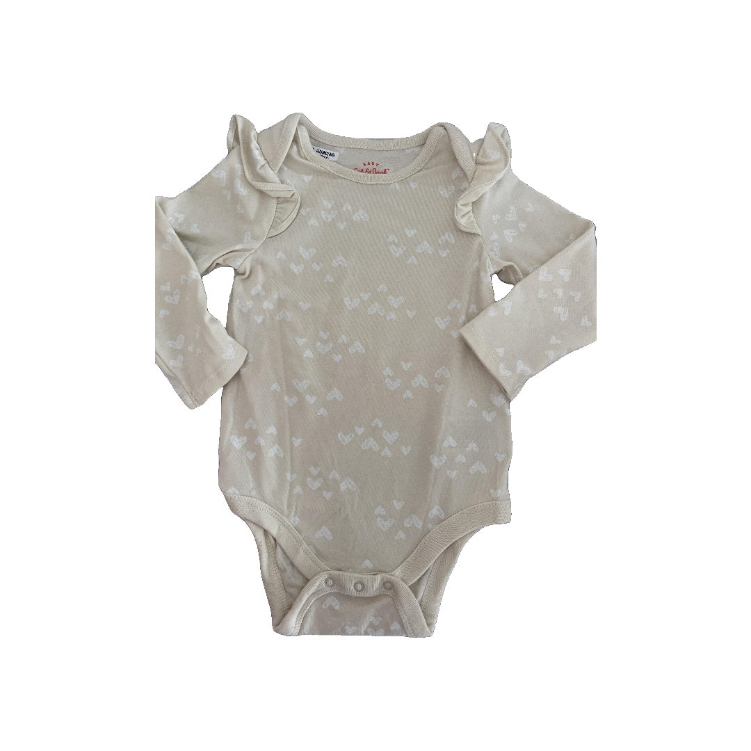 Cat & Jack Girls cream Onesie Size: 12 months cream