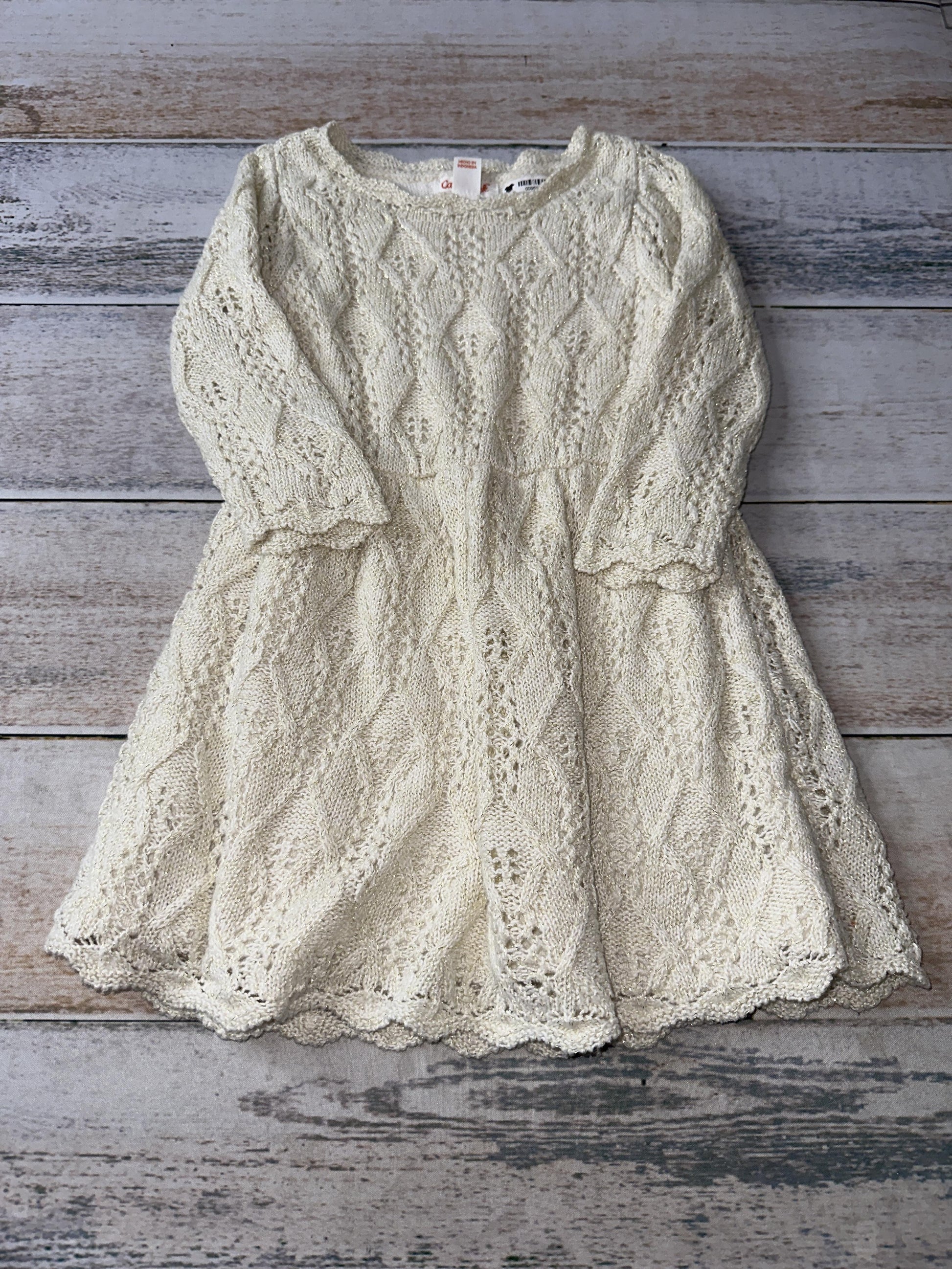 Cat & Jack Girls Crem Sweater Size: 2T Crem