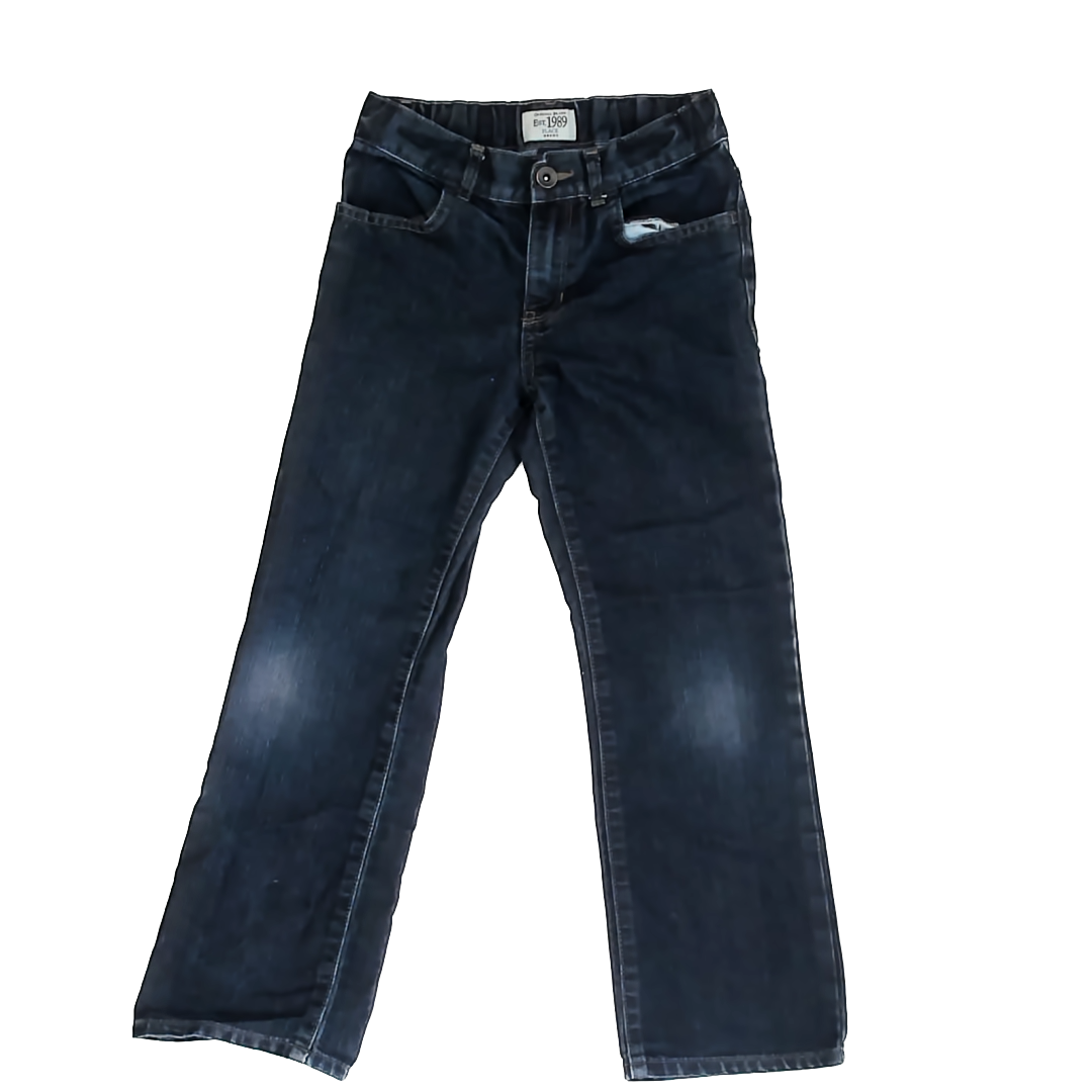 Children's Place Boys Dark Blue Denim Jeans Size: 8 Dark Blue Denim