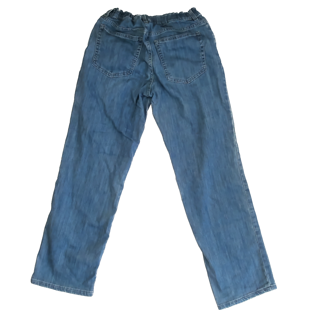 DKNY Boys Dark Blue Denim Jeans Size: 16 Years Dark Blue Denim