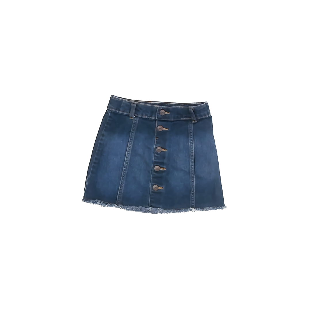 Crazy 8 Girls Dark Blue Denim Skirt Size: 5T Dark Blue Denim