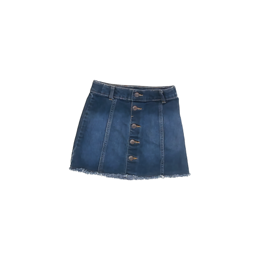 Crazy 8 Girls Dark Blue Denim Skirt Size: 5T Dark Blue Denim