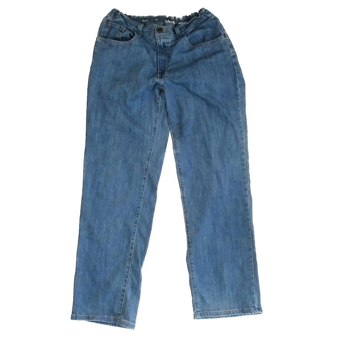 DKNY Boys Dark Blue Denim Jeans Size: 16 Years Dark Blue Denim