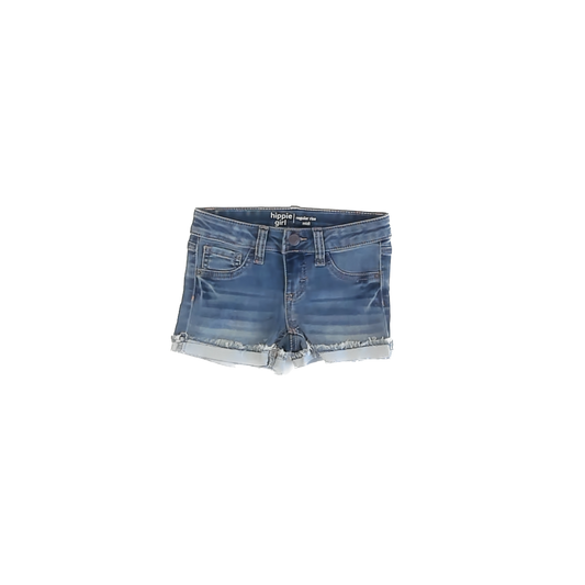 Hippie Girl Girls Dark Blue Jean Shorts Size: 4T Dark Blue