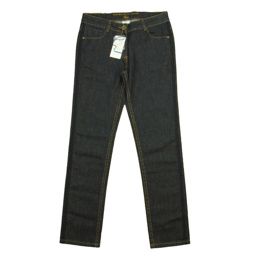 Jacadi Girls Dark Blue Jeans Size: 10 Years Dark Blue
