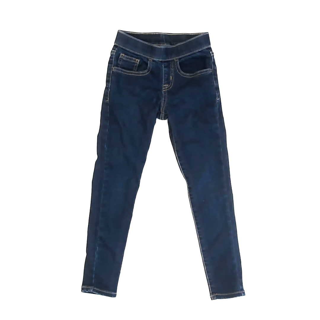 Cat & Jack Girls Dark Blue Jeggings Size: 6 Years Dark Blue