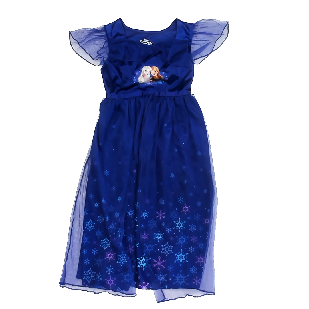Frozen Girls Dark Blue Costume Size: 6 Years Dark Blue
