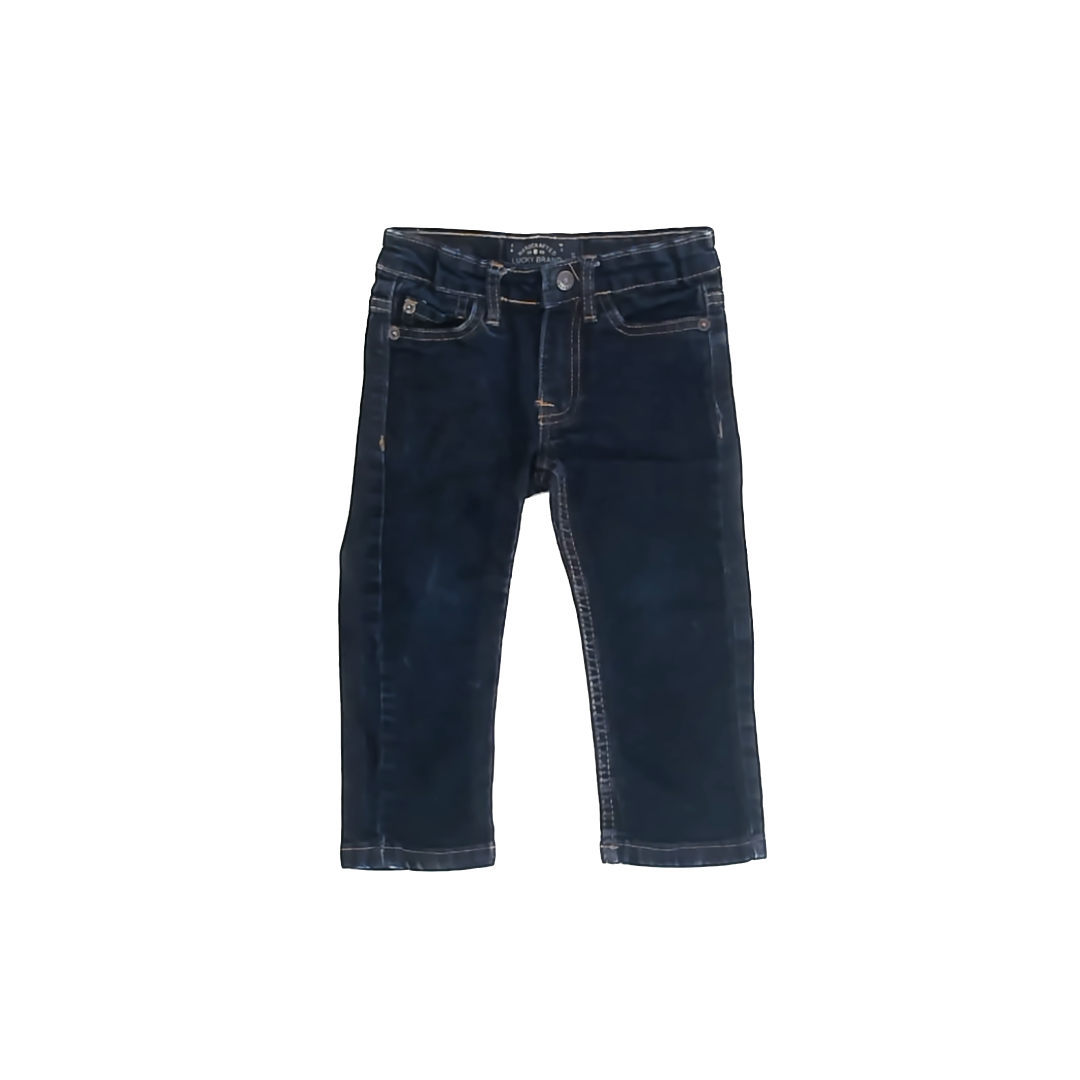 Lucky Brand Girls Dark Blue Jeans Size: 2T Dark Blue