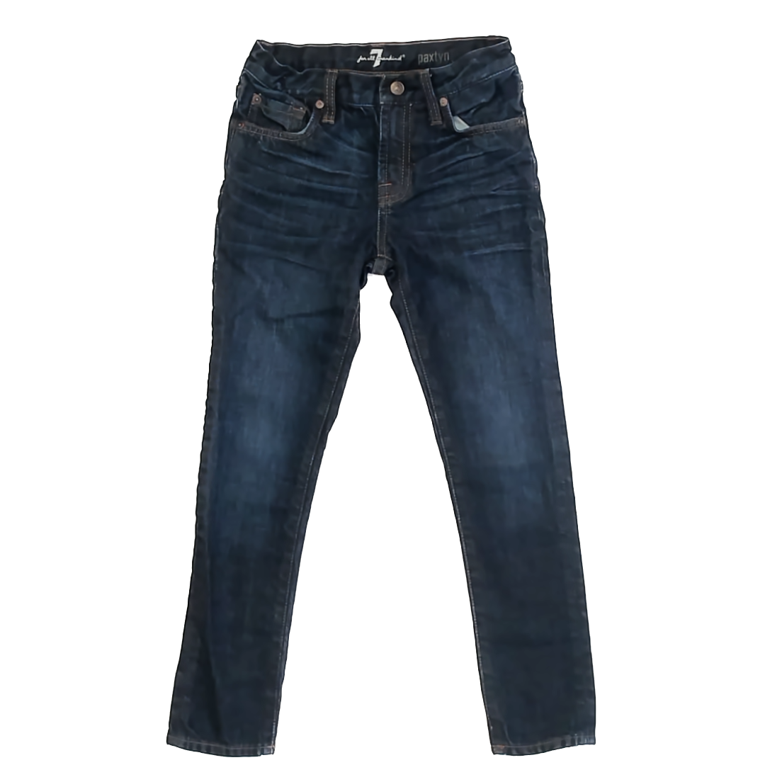 7 for all Mankind Boys Dark Blue Jeans Size: * 8 Years Dark Blue
