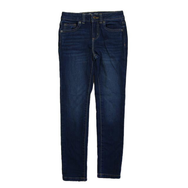 Wonder Nation Girls Dark Blue Jeans Size: 8 Years