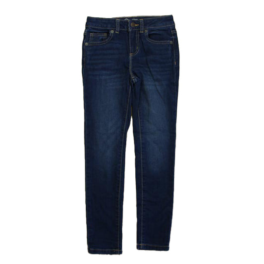 Wonder Nation Girls Dark Blue Jeans Size: 8 Years