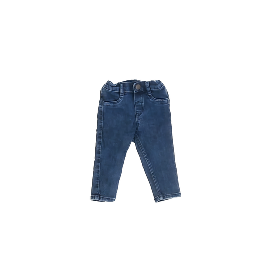 H&M Girls Dark Blue Jeans Size: 9 Months Dark Blue