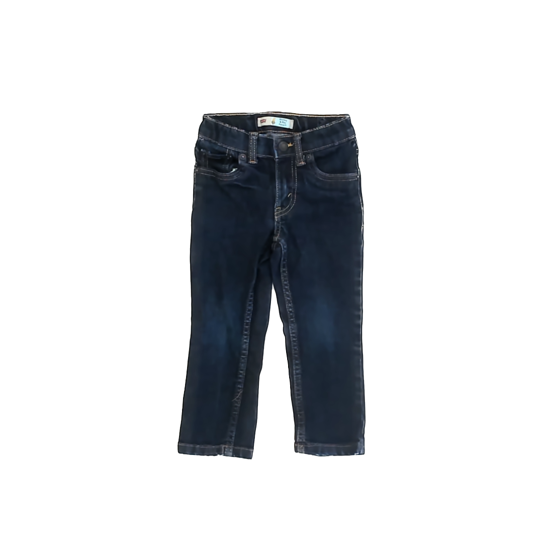 Levi's Boys Dark Blue Jeans Size: 3T Dark Blue
