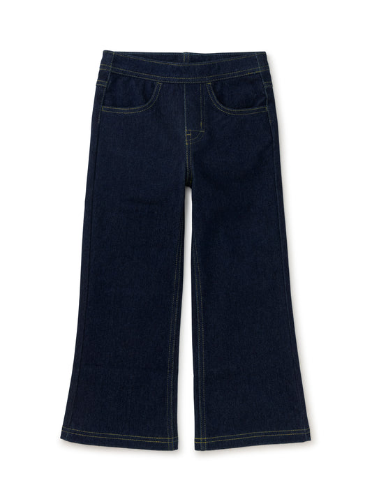 Tea Collection Girls Dark Denim Leggings Size: 5T Dark Denim