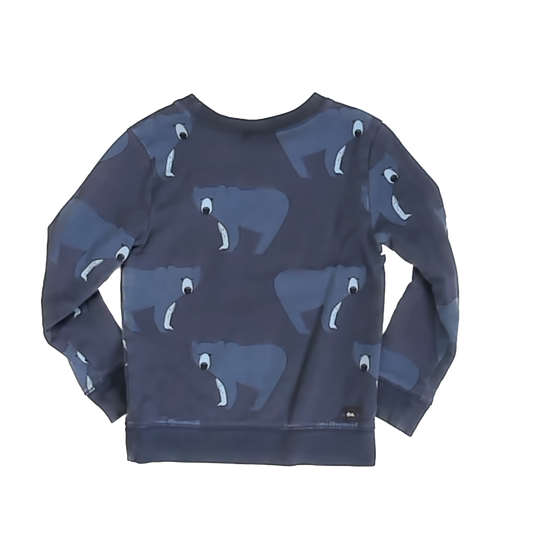 Tea Collection Boys Dark Gray | Blue Bears Sweater Size: 3T Dark Gray | Blue Bears