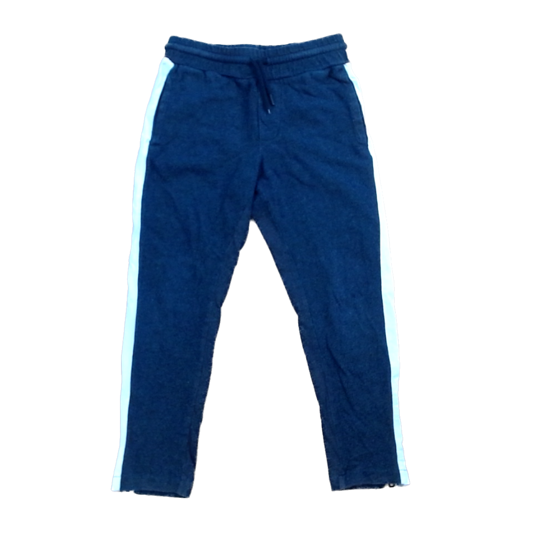 Rockets Of Awesome Boys Dark Gray | White and Gray Side Stripes Casual Pants Size: 4T - 7 Years Dark Gray | White and Gray Side Stripes