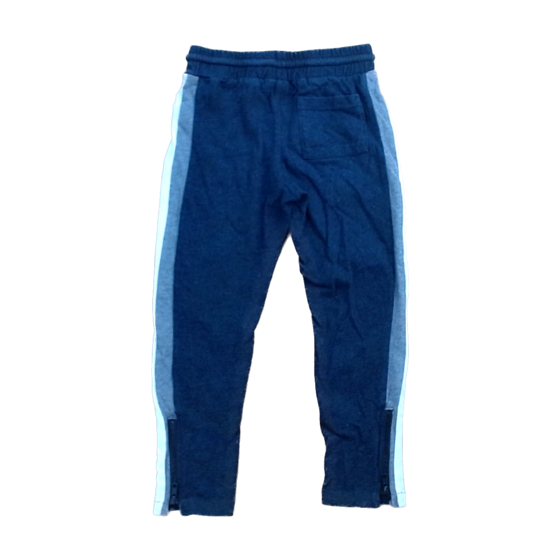 Rockets Of Awesome Boys Dark Gray | White and Gray Side Stripes Casual Pants Size: 4T - 7 Years Dark Gray | White and Gray Side Stripes