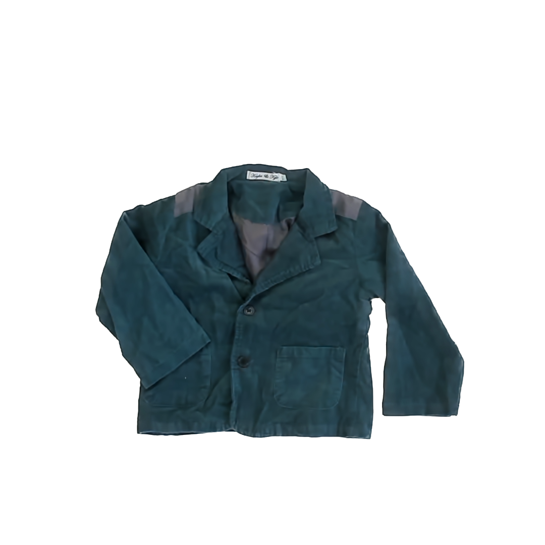 Kaylee & Kyle Boys Dark Green Jacket Size: 4T Dark Green