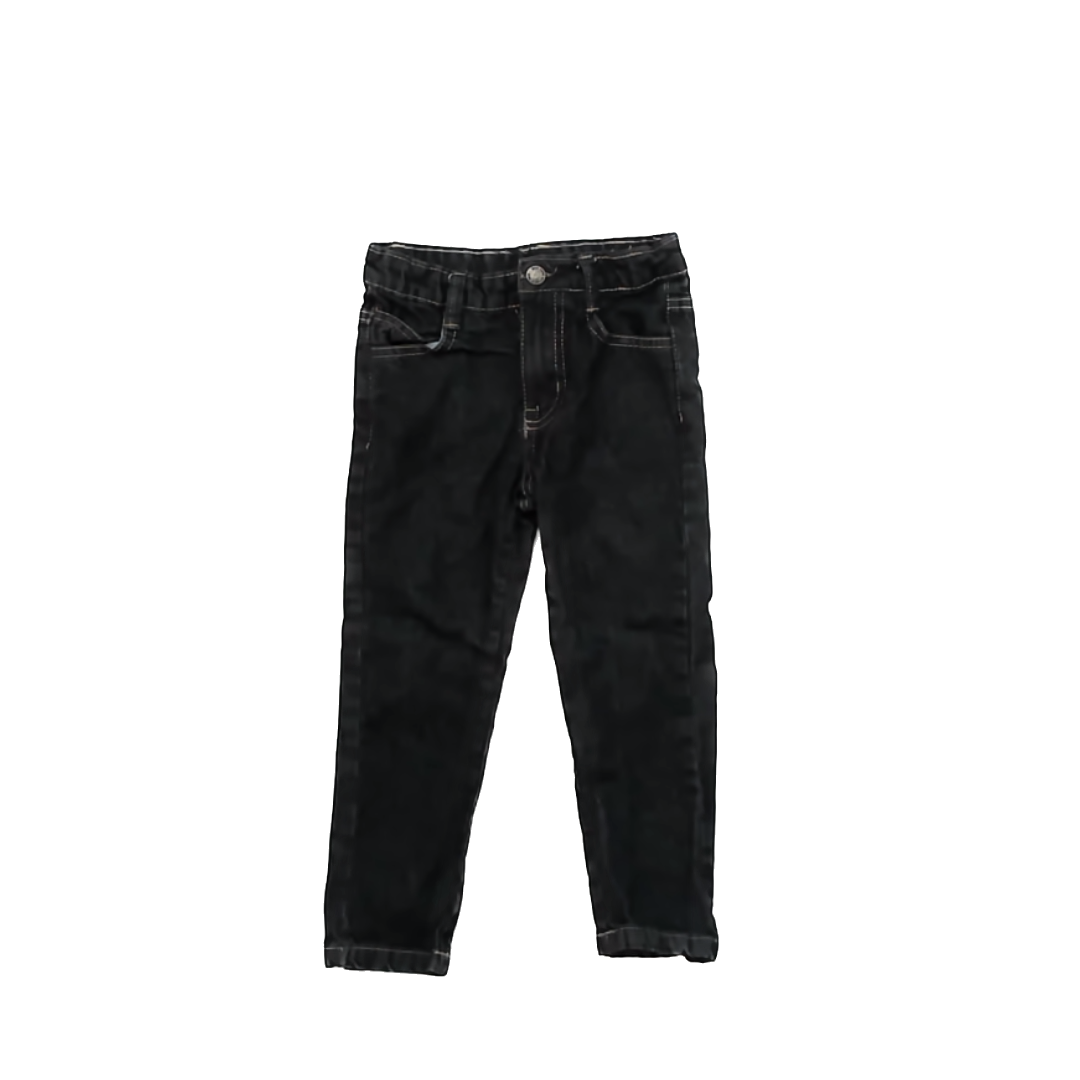 DKNY Girls Dark Grey Denim Jeans Size: 3T Dark Grey Denim