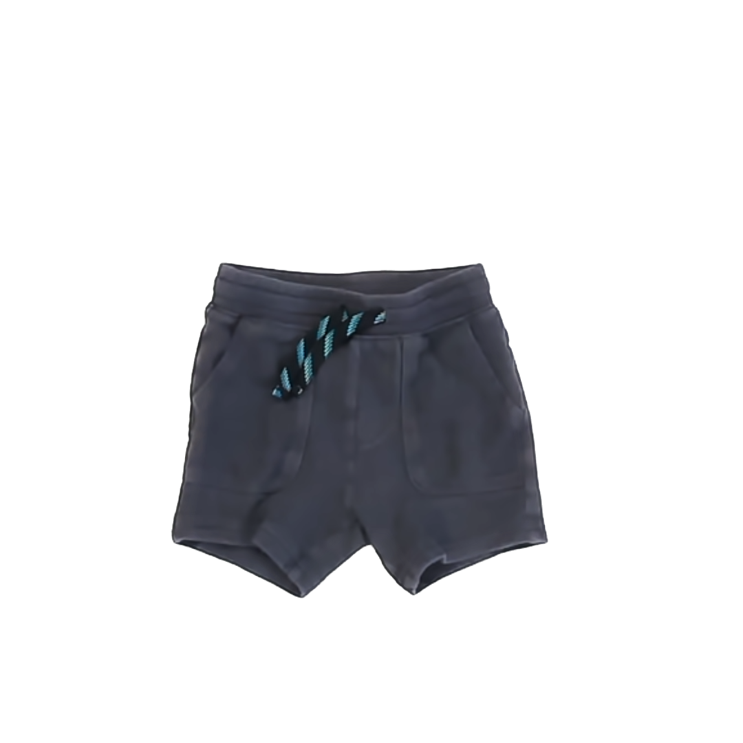 Old Navy Boys Dark Grey Shorts Size: 12-18 Months Dark Grey