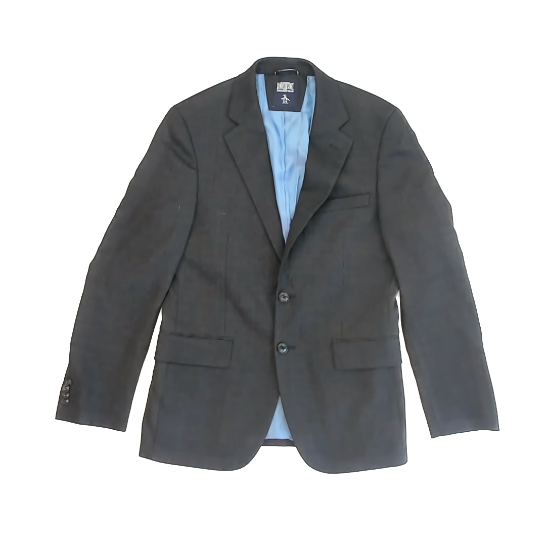 Penguin Boys Dark Grey Sports Coat Size: * Adult S Dark Grey