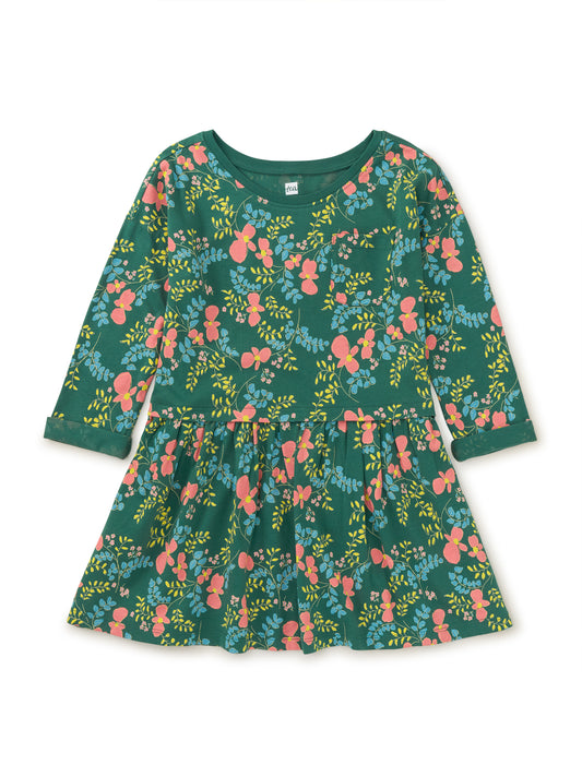 Tea Collection Girls Date Palm Floral Dress Size: 4T Date Palm Floral