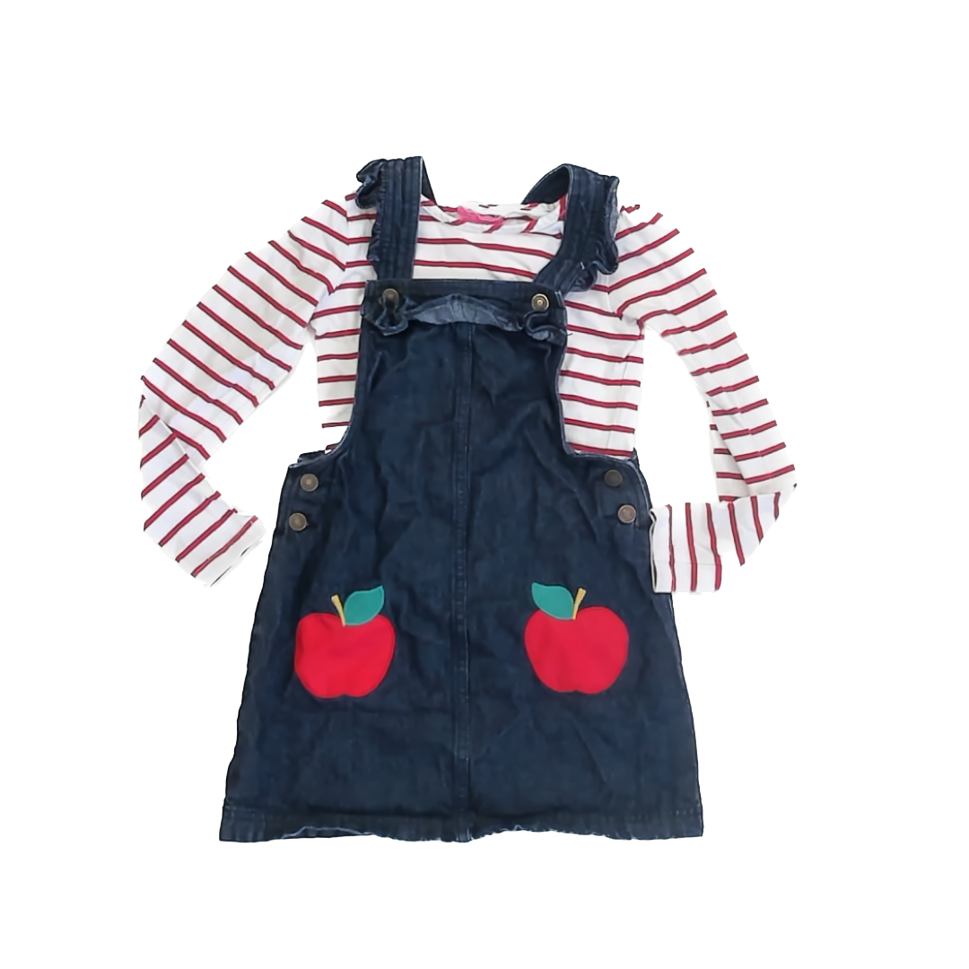 Issac Mizrahi Girls Denim Apple Jumper Size: 6 Years Denim Apple