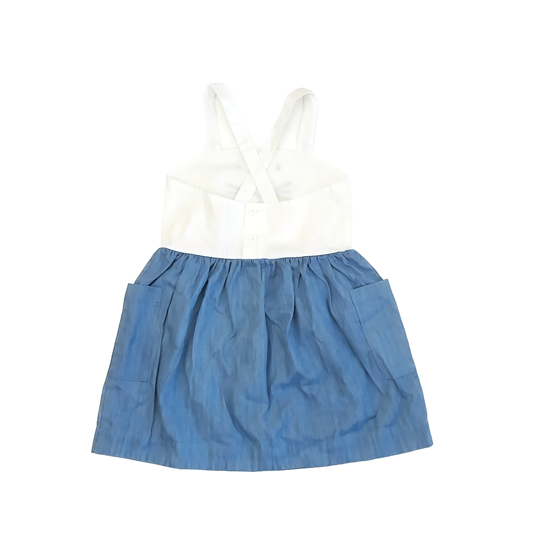 Hanna Andersson Girls Denim | Bunny Dress Size: 5T Denim | Bunny