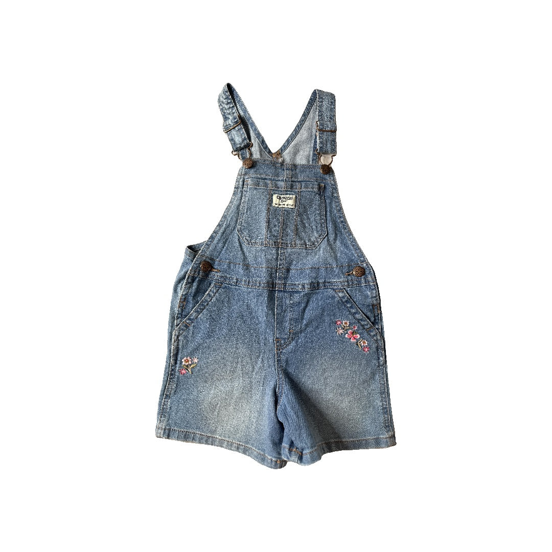 OshKosh Girls Denim | Flowers Shorts Size: 5T Denim | Flowers