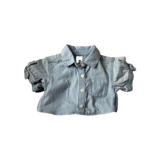 OshKosh Girls Denim | pink Dress Size: 18 months Denim | pink