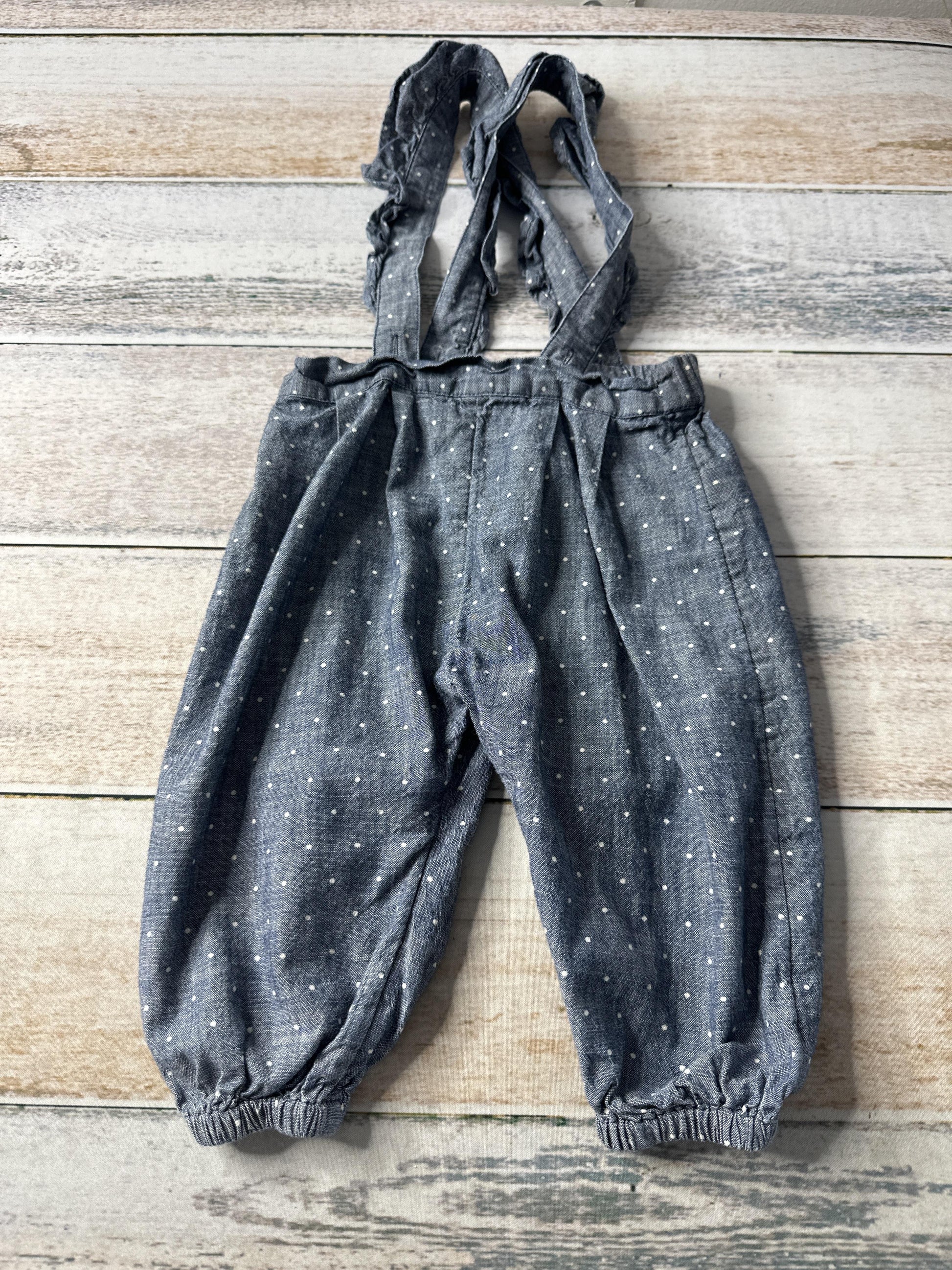 Tucker + Tate Girls Denim | polka dot Overalls Size: 9 months Denim | polka dot