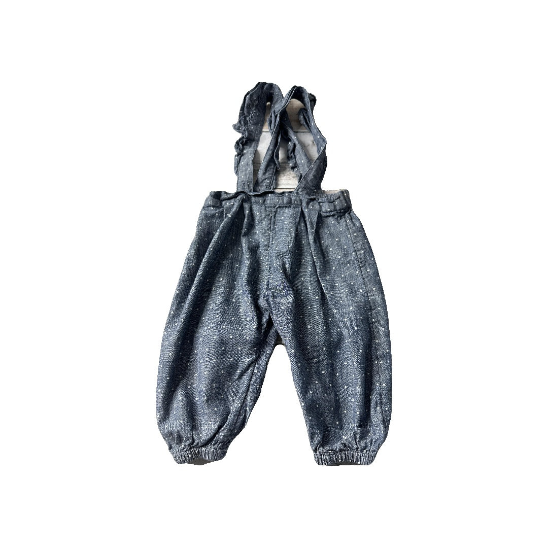 Tucker + Tate Girls Denim | polka dot Overalls Size: 9 months Denim | polka dot