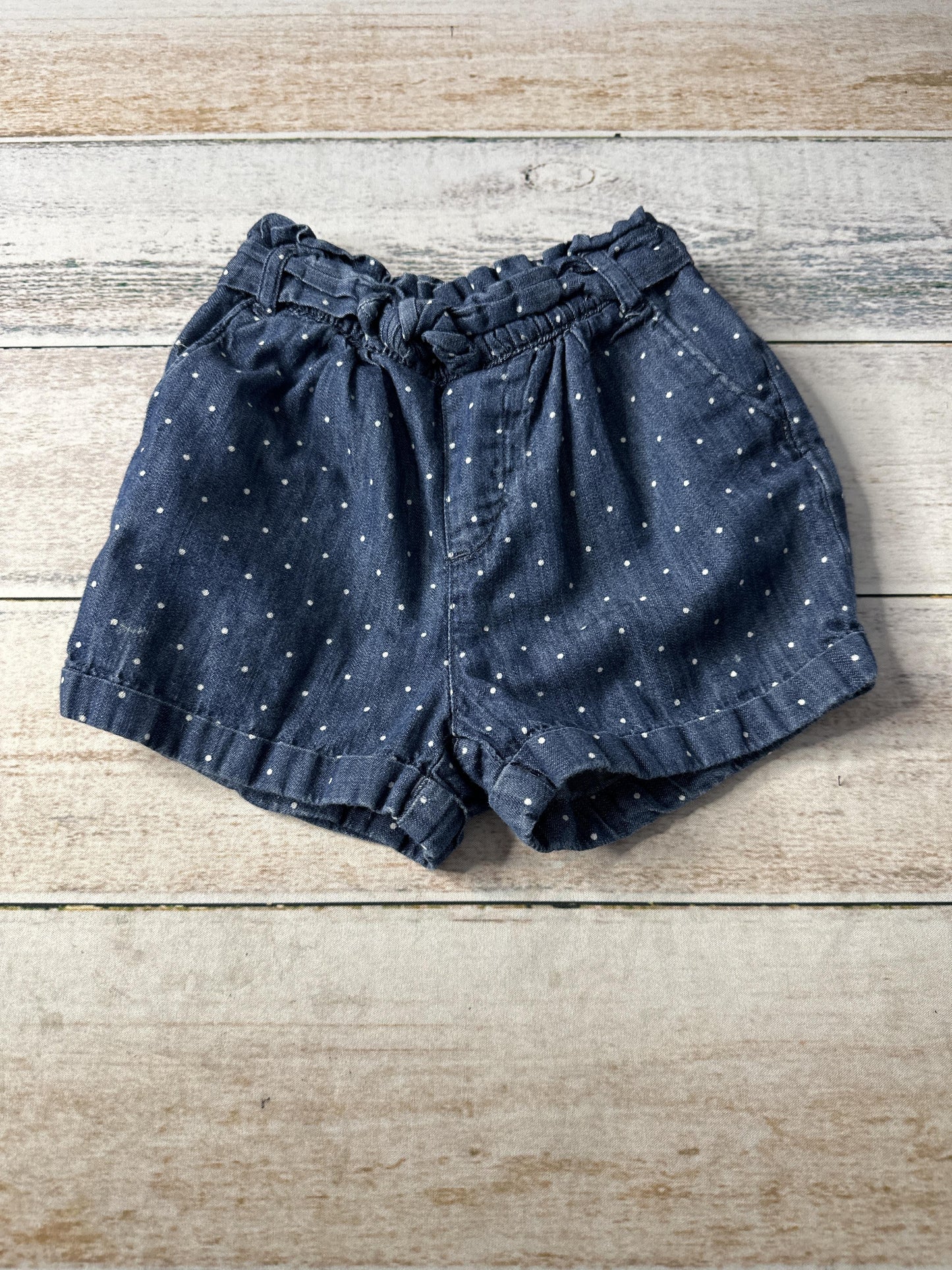 Gap Girls Denim | polka dot Shorts Size: 3T Denim | polka dot