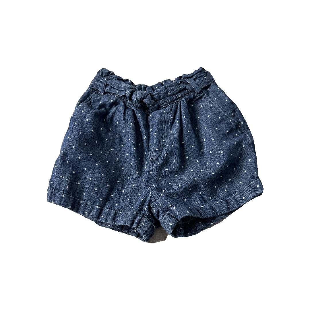 Gap Girls Denim | polka dot Shorts Size: 3T Denim | polka dot