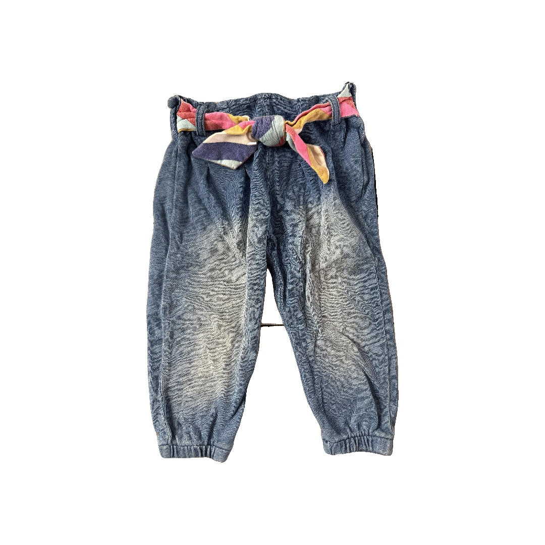 Cotton:on Kids Unisex Denim | Rainbow Pants Size: 12-18 months Denim | Rainbow