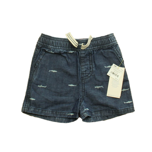 Tea Boys Denim Sharks Shorts Size: 12-18 Months Denim Sharks