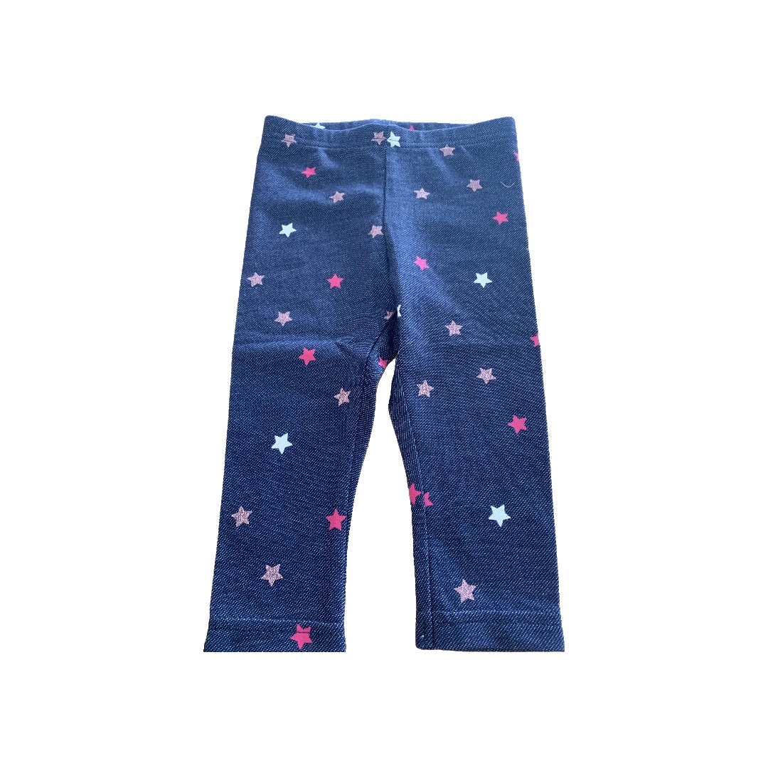 Carters Girls Denim | Stars | pink Pants Size: 9 months Denim | Stars | pink