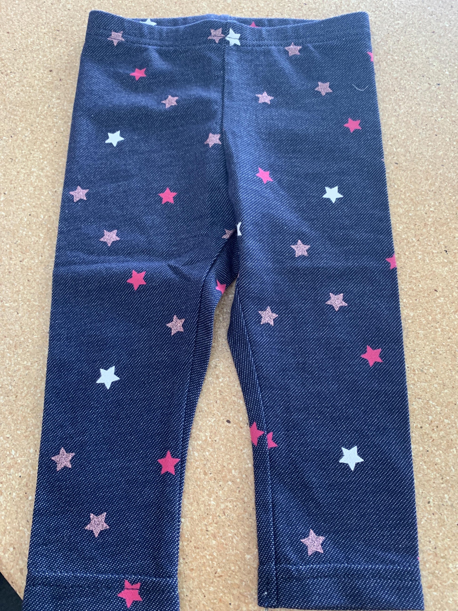 Carters Girls Denim | Stars | pink Pants Size: 9 months Denim | Stars | pink