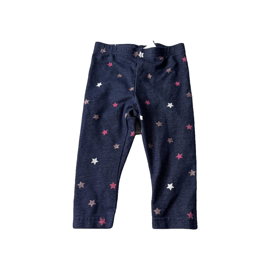 Carters Girls Denim | Stars Pants Size: 9 months Denim | Stars
