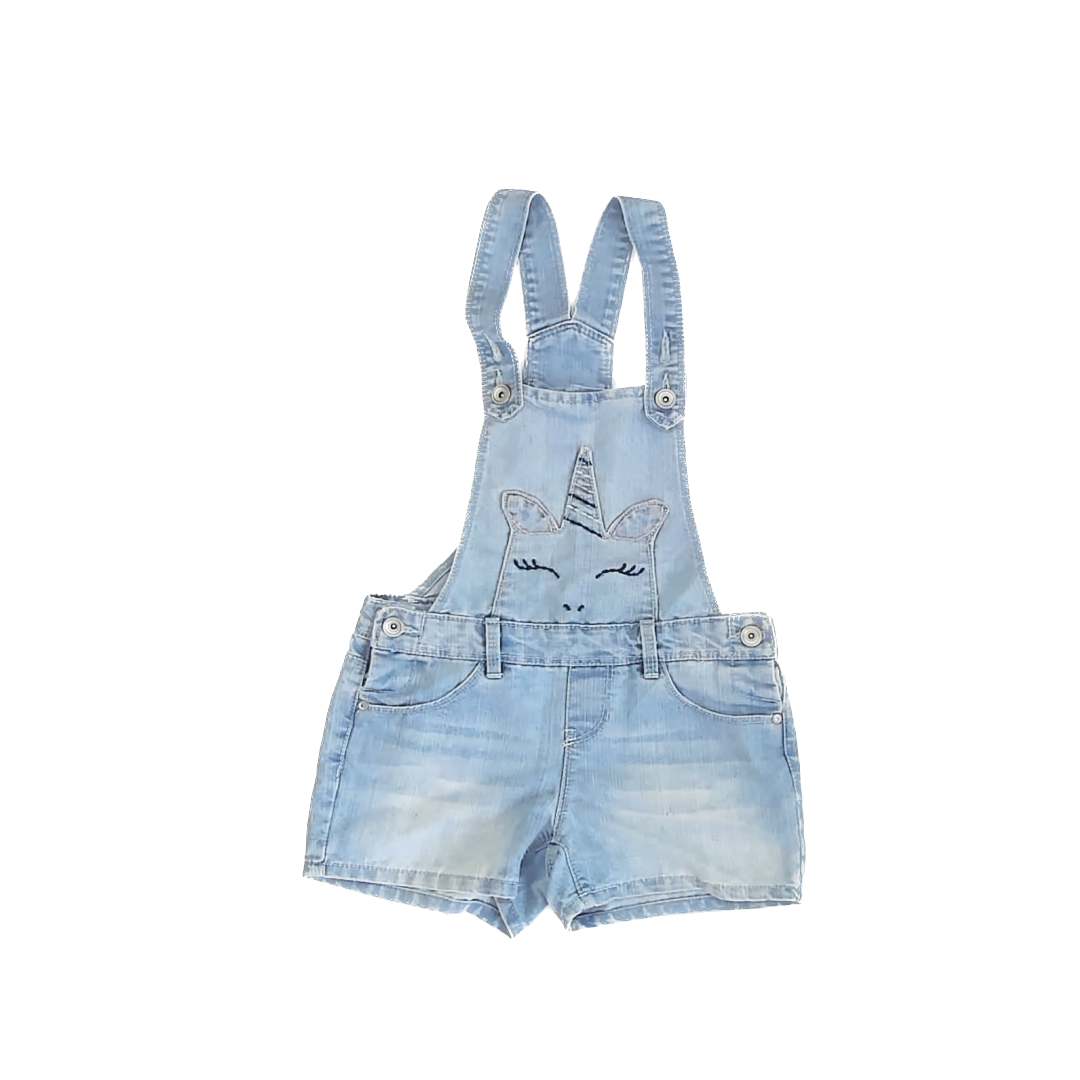 Squeeze Girls Denim | Unicorn Overall Shorts Size: 8 Denim | Unicorn