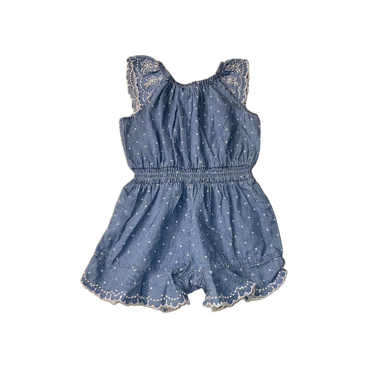 Little Me Girls Denim | White | Dots Jumper Size: 24 months Denim | White | Dots