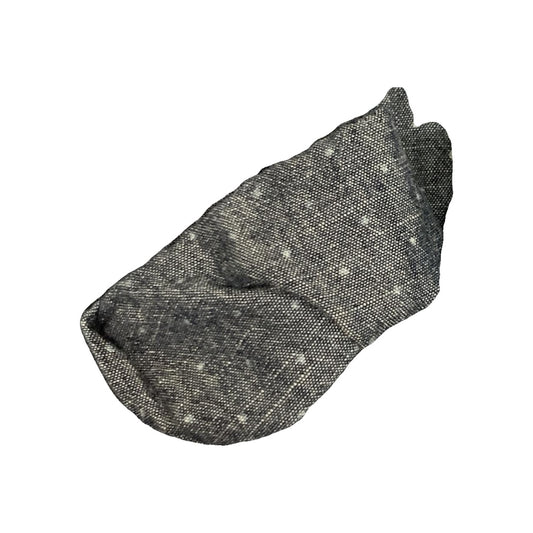 Janie and Jack Boys Denim | White | polka dot Button Down Short Sleeve Size: 2T Denim | White | polka dot