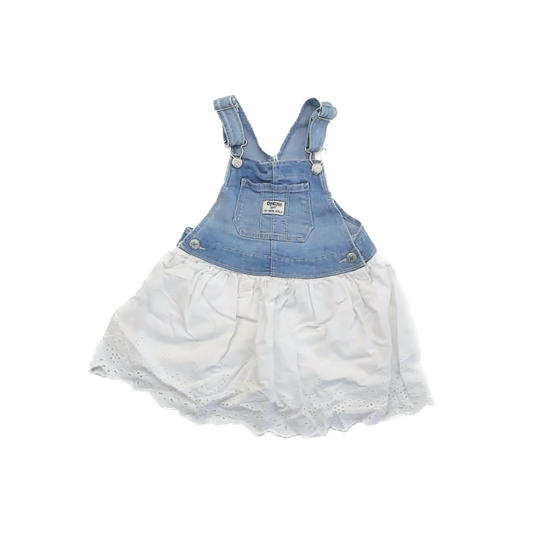 Osh Kosh Girls Denim | White Jumper Size: 4T Denim | White