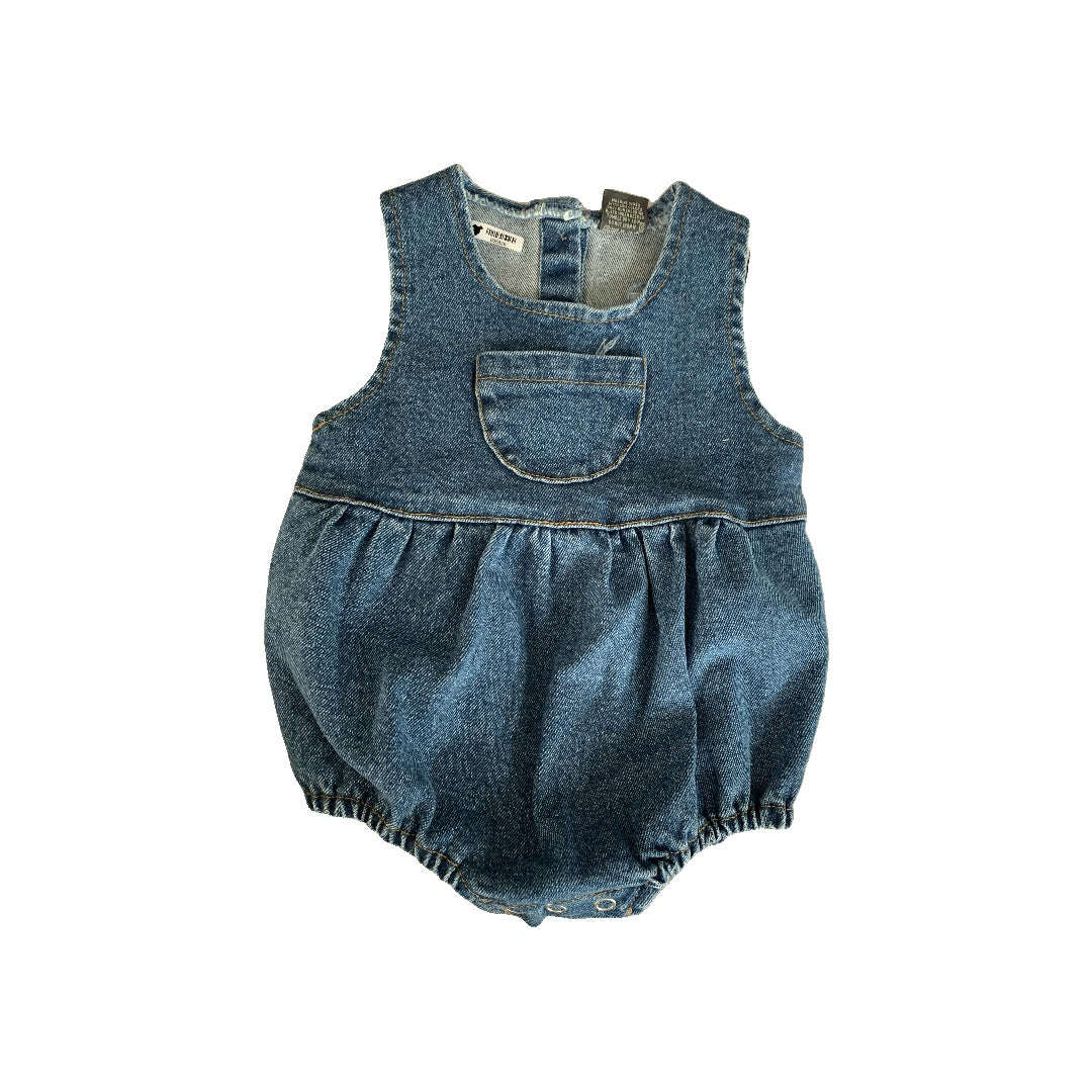 My Bebe Girls Denim Romper Size: 12-18 months Denim