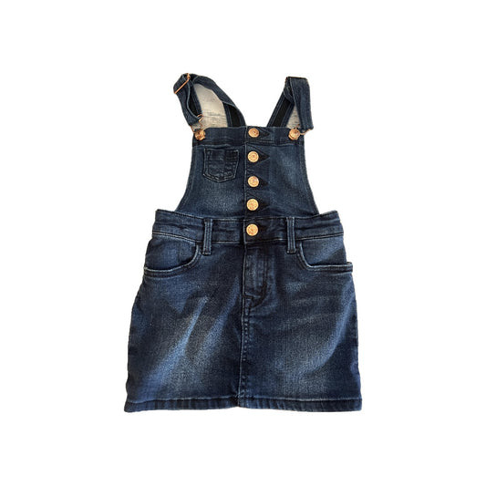 H&M Girls Denim Jumper Size: 5 Denim