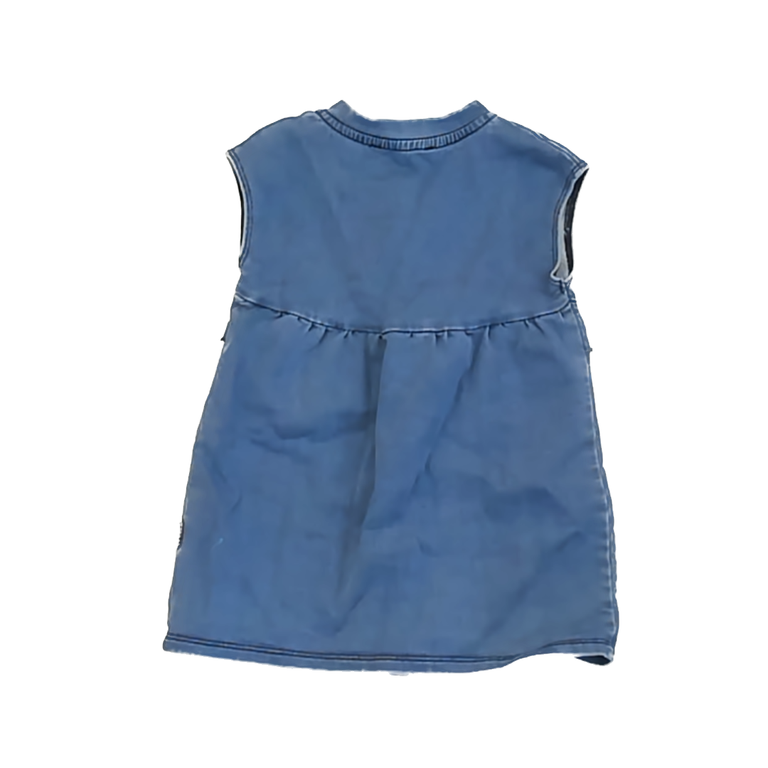 Marc Jacobs Girls Denim Dress Size: 18 Months Denim