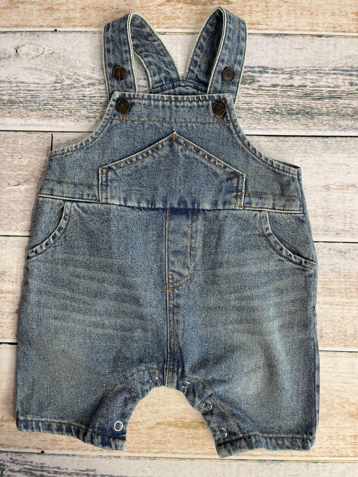 Bella B Unisex Denim Overalls Size: 6 months Denim
